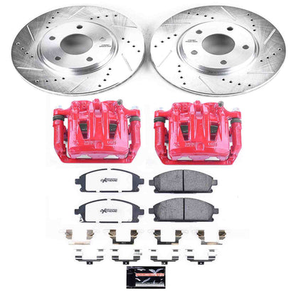 PowerStop Power Stop 04-09 Nissan Quest Front Z36 Truck & Tow Brake Kit w/Calipers KC150-36