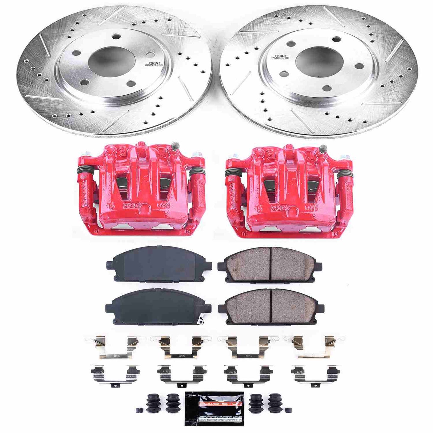 PowerStop Power Stop 04-09 Nissan Quest Z23 Evolution Kit w/ Calipers - Front KC150