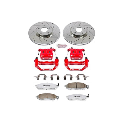 PowerStop Power Stop 03-04 Infiniti M45 Front Z26 Street Warrior Brake Kit w/Calipers KC152-26