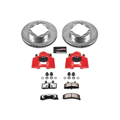 PowerStop Power Stop 94-99 Chevrolet K1500 Suburban Front Z36 Truck & Tow Brake Kit w/Calipers KC1524-36