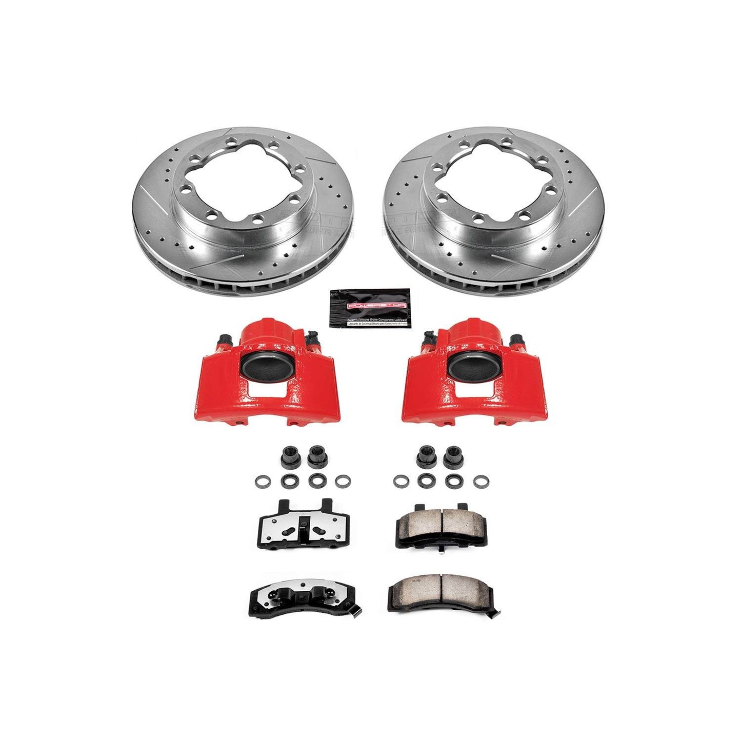 PowerStop Power Stop 94-99 Chevrolet K1500 Suburban Front Z36 Truck & Tow Brake Kit w/Calipers KC1524-36
