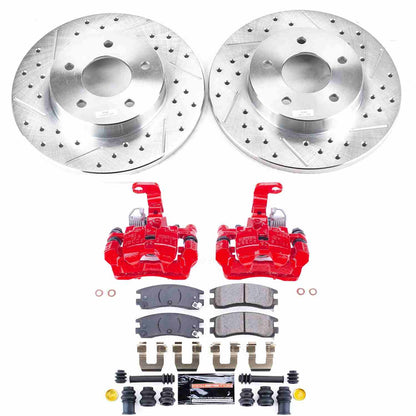 PowerStop Power Stop 00-05 Buick LeSabre Z23 Evolution Kit w/ Calipers - Rear KC1526B