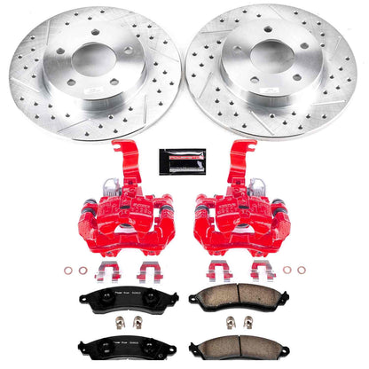 PowerStop Power Stop 01-03 Oldsmobile Aurora Z23 Evolution Kit w/ Calipers - Rear KC1526F