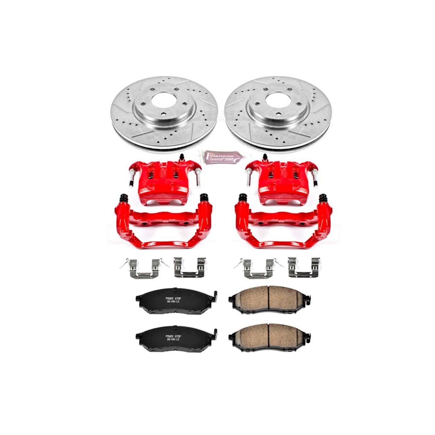 PowerStop Power Stop 03-04 Infiniti M45 Z23 Evolution Kit w/ Calipers - Front KC152