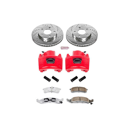 PowerStop Power Stop 94-99 Buick LeSabre Front Z26 Street Warrior Brake Kit w/Calipers KC1534-26