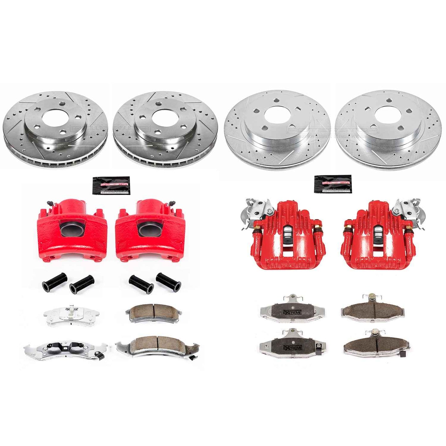 PowerStop Power Stop 94-97 Chevrolet Camaro Z26 Street Kit w/ Calipers - Front and Rear KC1535-26