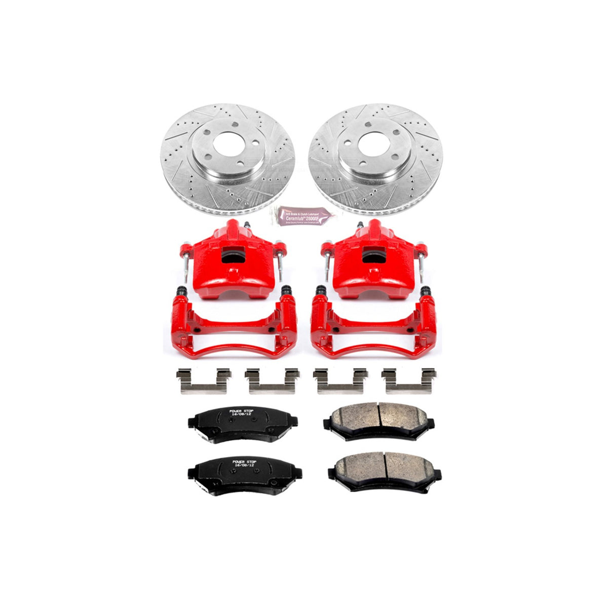 PowerStop Power Stop 00-04 Buick LeSabre Z23 Evolution Kit w/ Calipers - Front KC1542