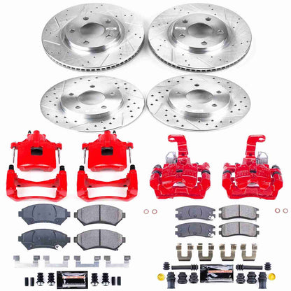 PowerStop Power Stop 00-04 Buick LeSabre Z23 Evolution Kit w/ Calipers - Front and Rear KC1543B