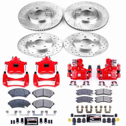 PowerStop Power Stop 97-02 Cadillac Eldorado Z23 Evolution Kit w/ Calipers - Front and Rear KC1543