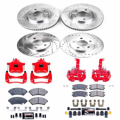 PowerStop Power Stop 03-05 Buick Park Avenue Z23 Evolution Kit w/ Calipers - Front and Rear KC1545
