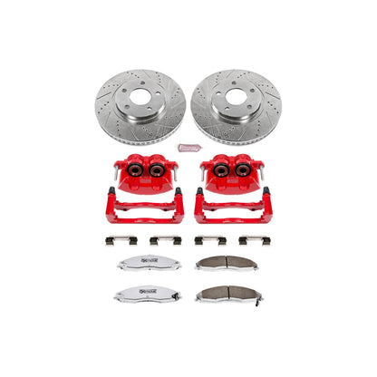 PowerStop Power Stop 98-02 Chevrolet Camaro Front Z26 Street Warrior Brake Kit w/Calipers KC1547-26