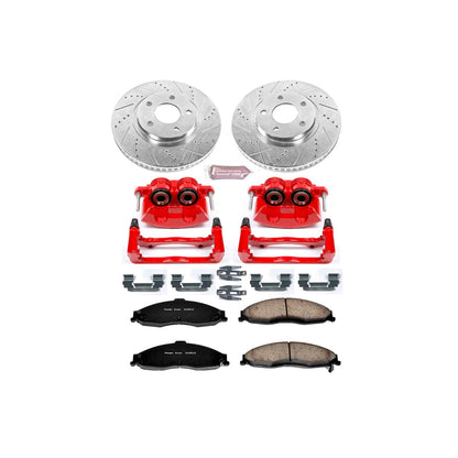 PowerStop Power Stop 98-02 Chevrolet Camaro Z23 Evolution Kit w/ Calipers - Front KC1547