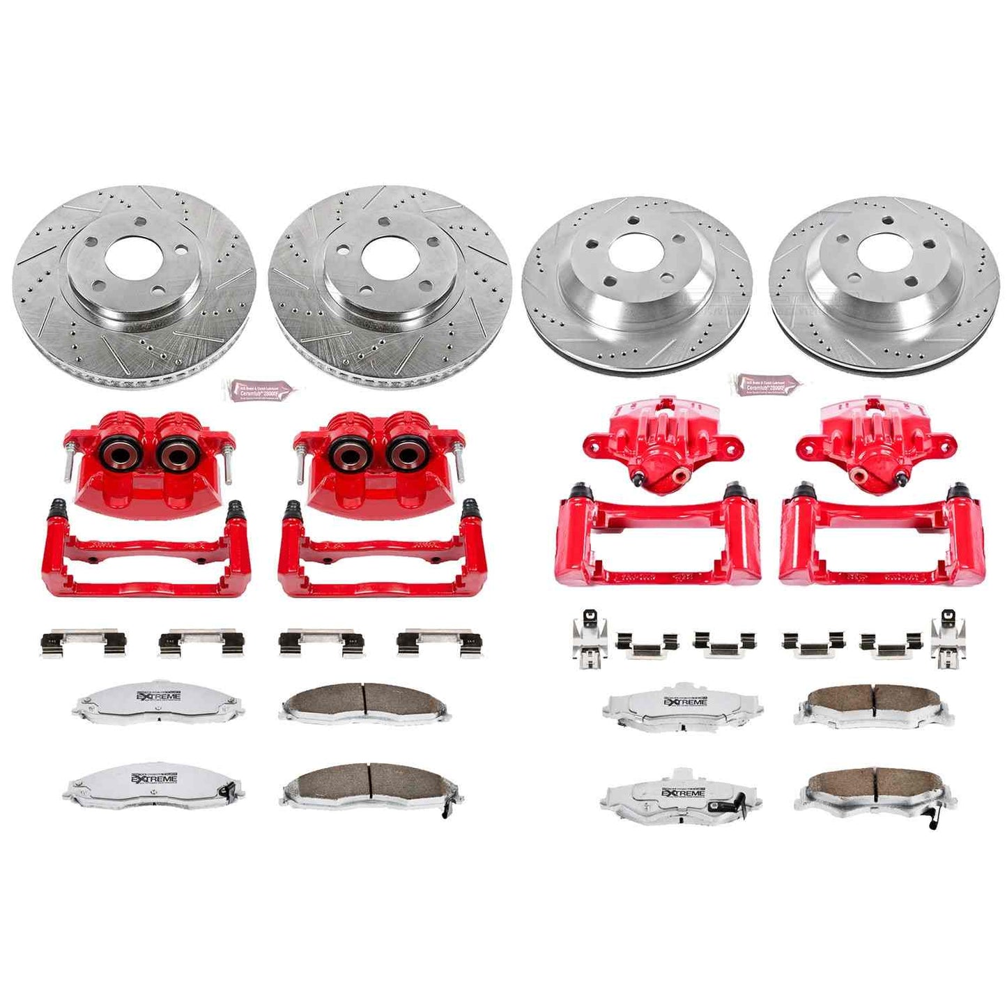PowerStop Power Stop 98-02 Chevrolet Camaro Z26 Street Kit w/ Calipers - Front and Rear KC1548-26