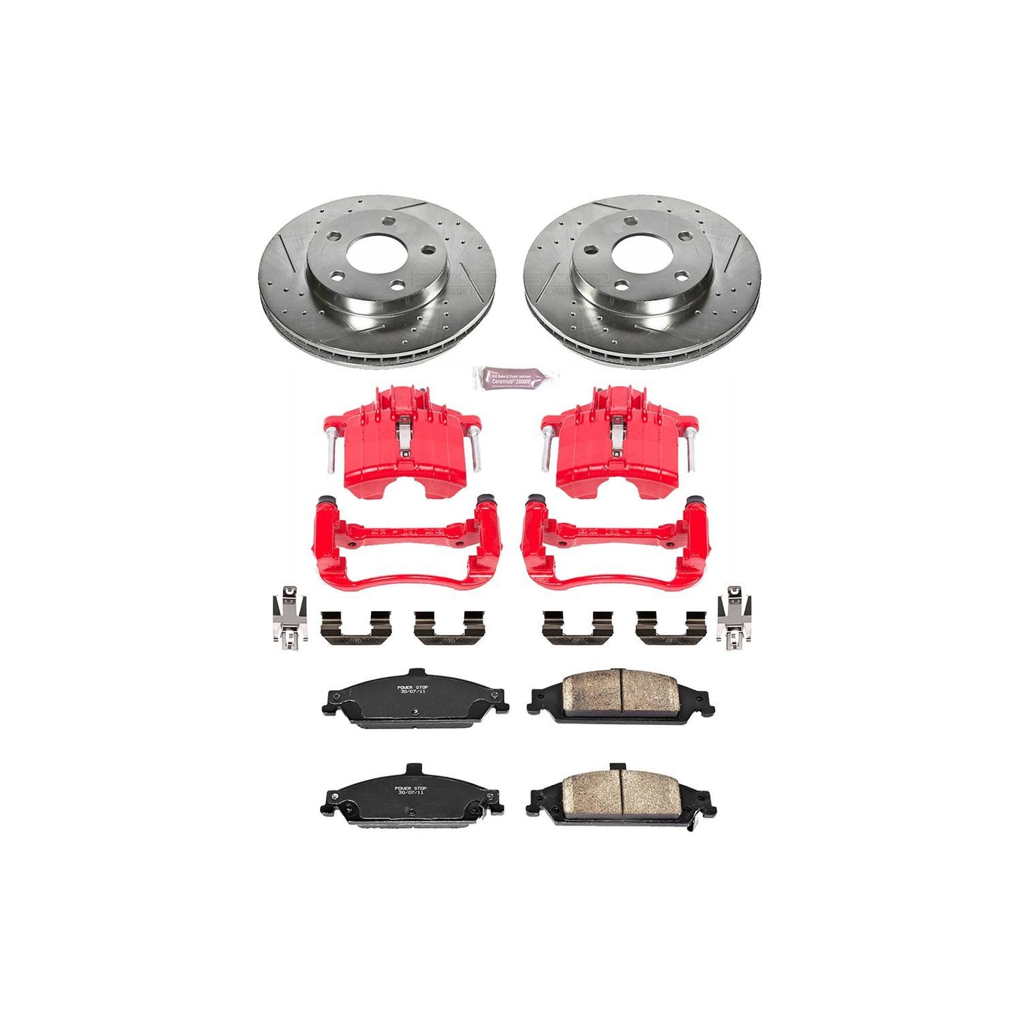 PowerStop Power Stop 04-05 Chevrolet Classic Z23 Evolution Kit w/ Calipers - Front KC1551
