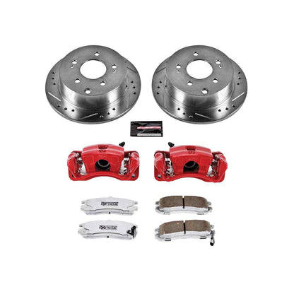 PowerStop Power Stop 06-12 Mitsubishi Eclipse Rear Z26 Street Warrior Brake Kit w/Calipers KC155-26