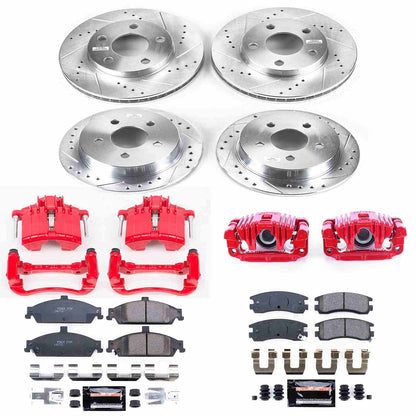 PowerStop Power Stop 99-04 Oldsmobile Alero Z23 Evolution Kit w/ Calipers - Front and Rear KC1552
