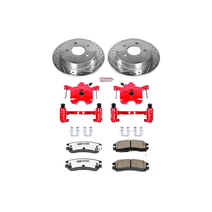 PowerStop Power Stop 04-05 Buick Century Rear Z26 Street Warrior Brake Kit w/Calipers KC1558-26