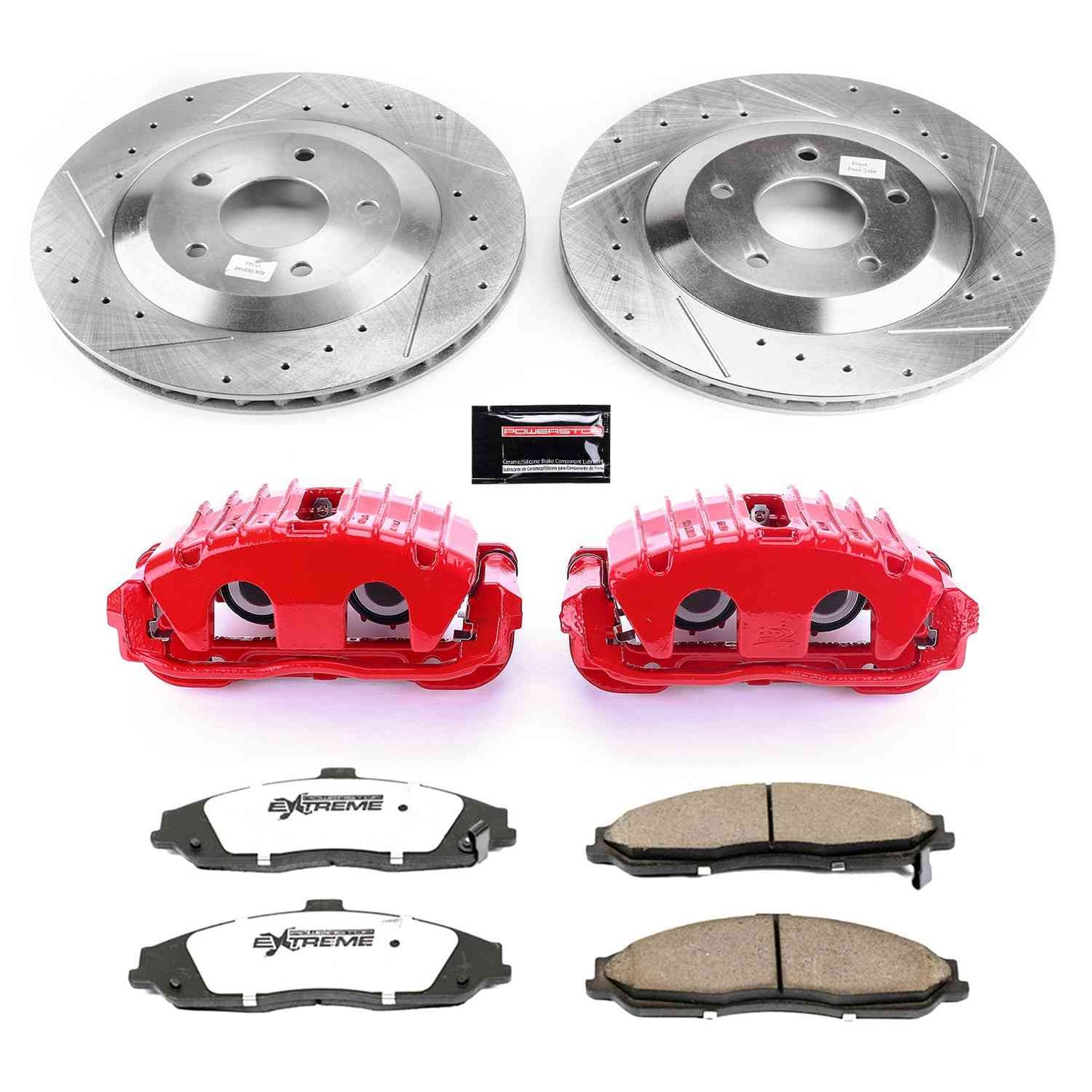 PowerStop Power Stop 97-04 Chevrolet Corvette Front Z26 Street Warrior Brake Kit w/Calipers KC1559B-26