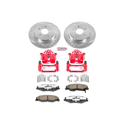 PowerStop Power Stop 04-09 Cadillac XLR Rear Z26 Street Warrior Brake Kit w/Calipers KC1563-26