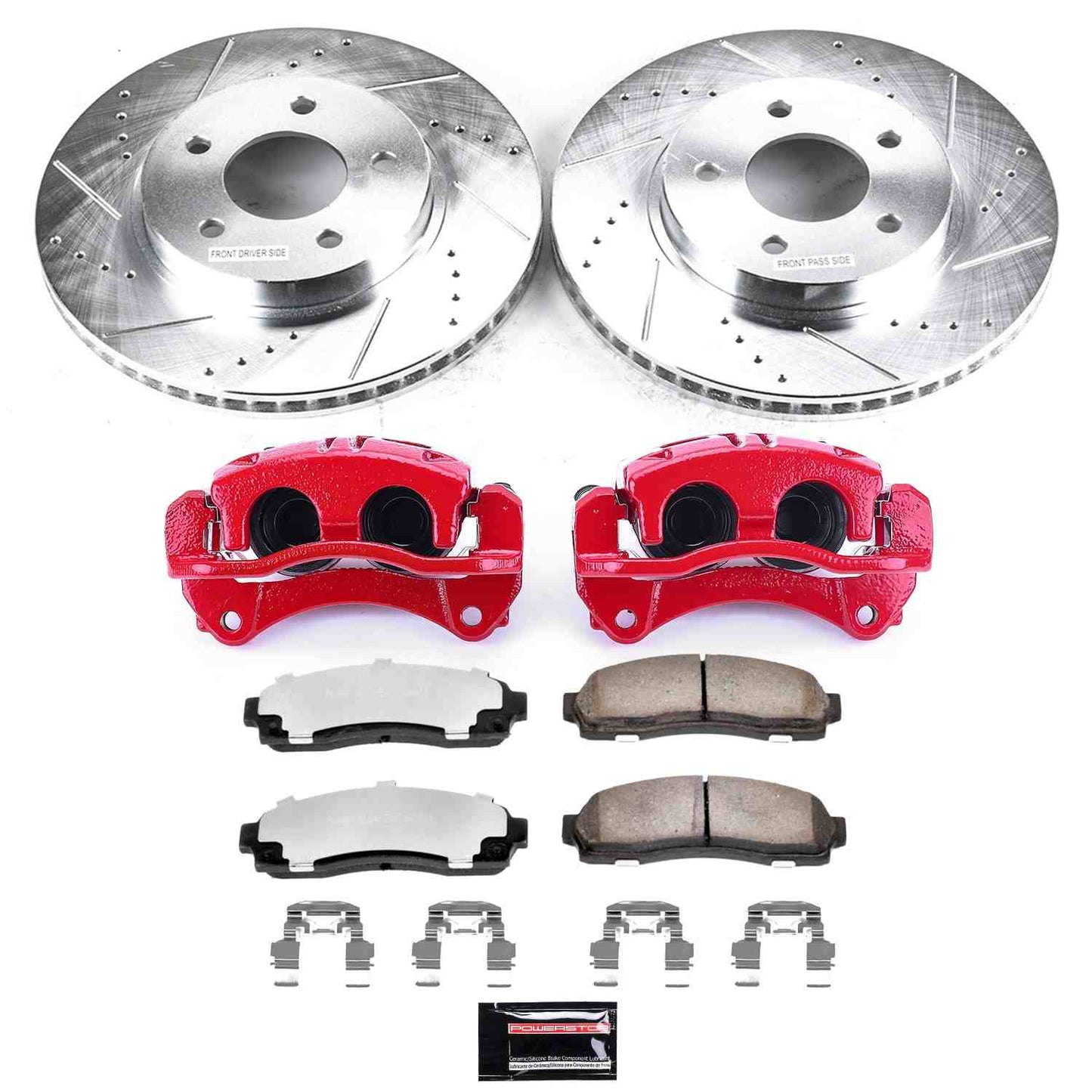 PowerStop Power Stop 05-06 Chevrolet Equinox Front Z36 Truck & Tow Brake Kit w/Calipers KC1576-36