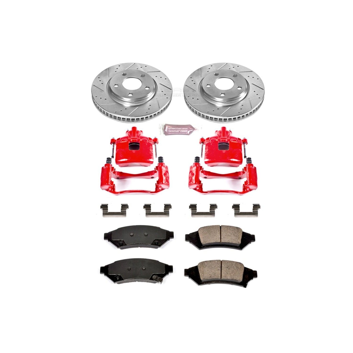 PowerStop Power Stop 2004 Pontiac Grand Prix Z23 Evolution Kit w/ Calipers - Front KC1586