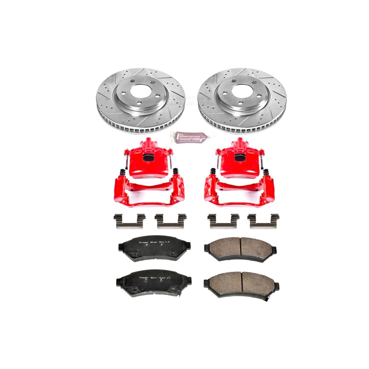 PowerStop Power Stop 05-09 Buick Allure Z23 Evolution Kit w/ Calipers - Front KC1588
