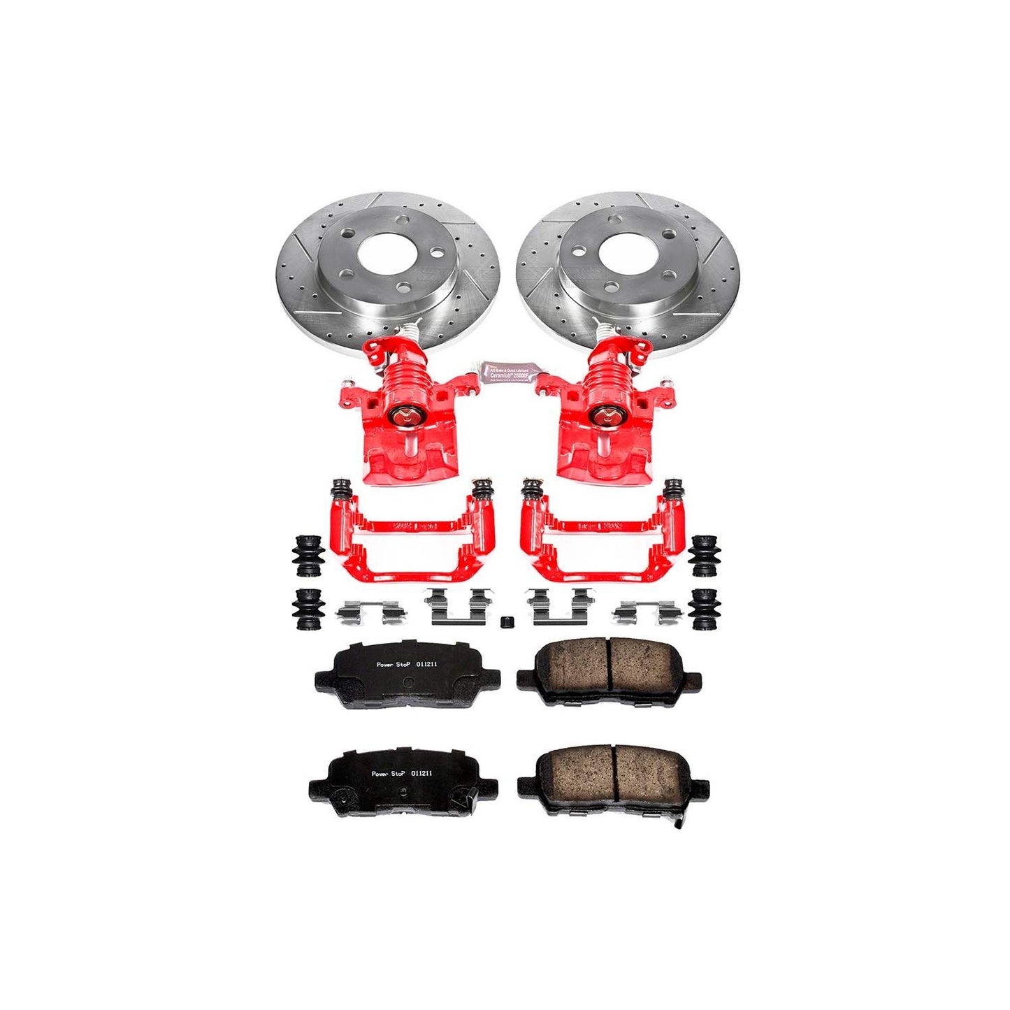 PowerStop Power Stop 05-09 Buick Allure Z23 Evolution Kit w/ Calipers - Rear KC1602A