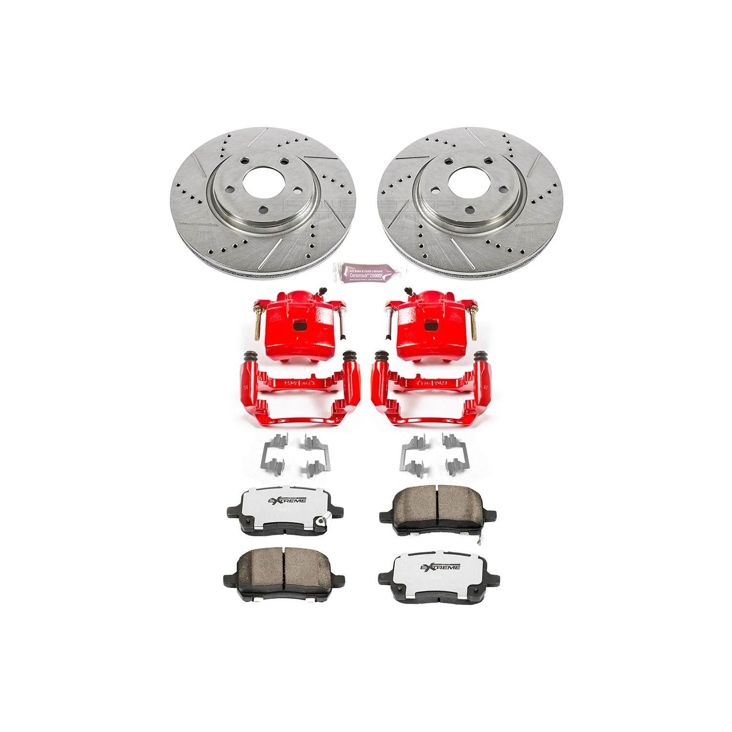 PowerStop Power Stop 05-06 Chevrolet Cobalt Front Z26 Street Warrior Brake Kit w/Calipers KC1610-26