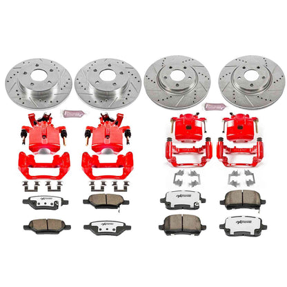 PowerStop Power Stop 05-06 Chevrolet Cobalt Z26 Street Kit w/ Calipers - Front and Rear KC1612-26