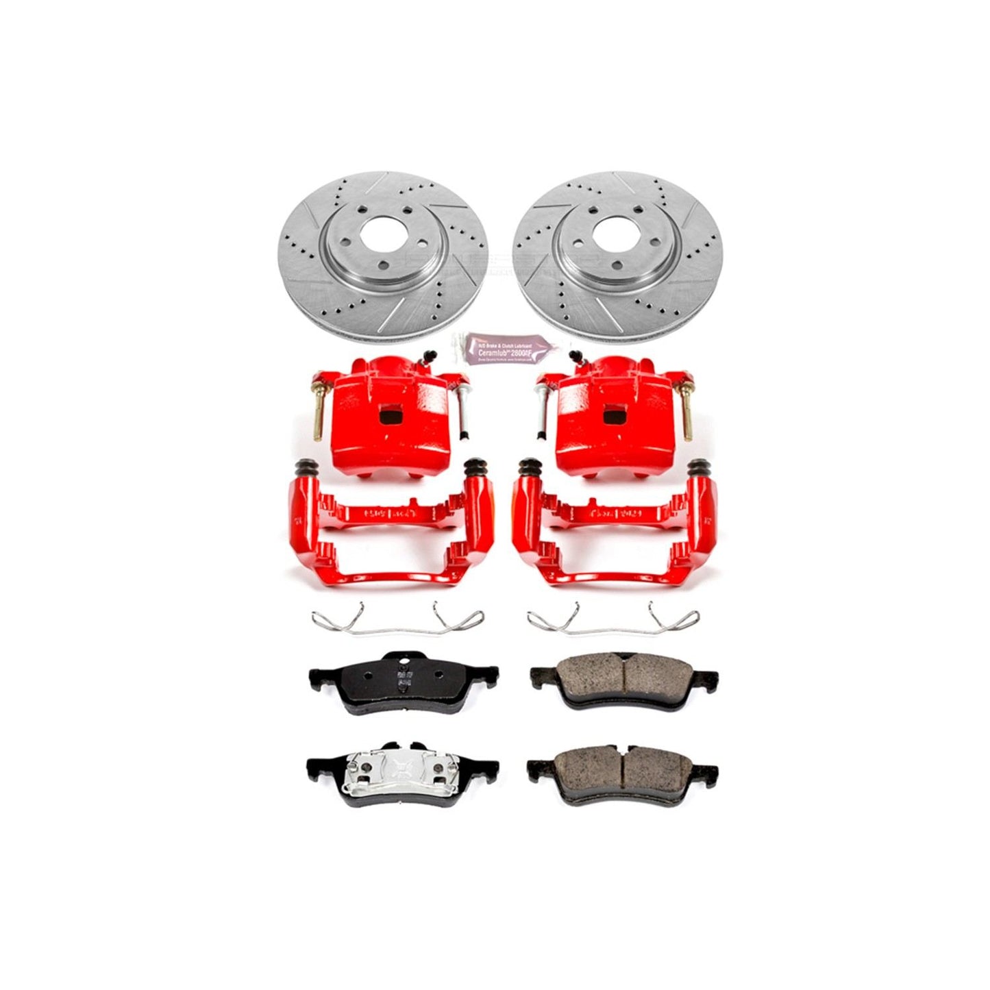 PowerStop Power Stop 2007 Chevrolet Cobalt Z23 Evolution Kit w/ Calipers - Front KC1614