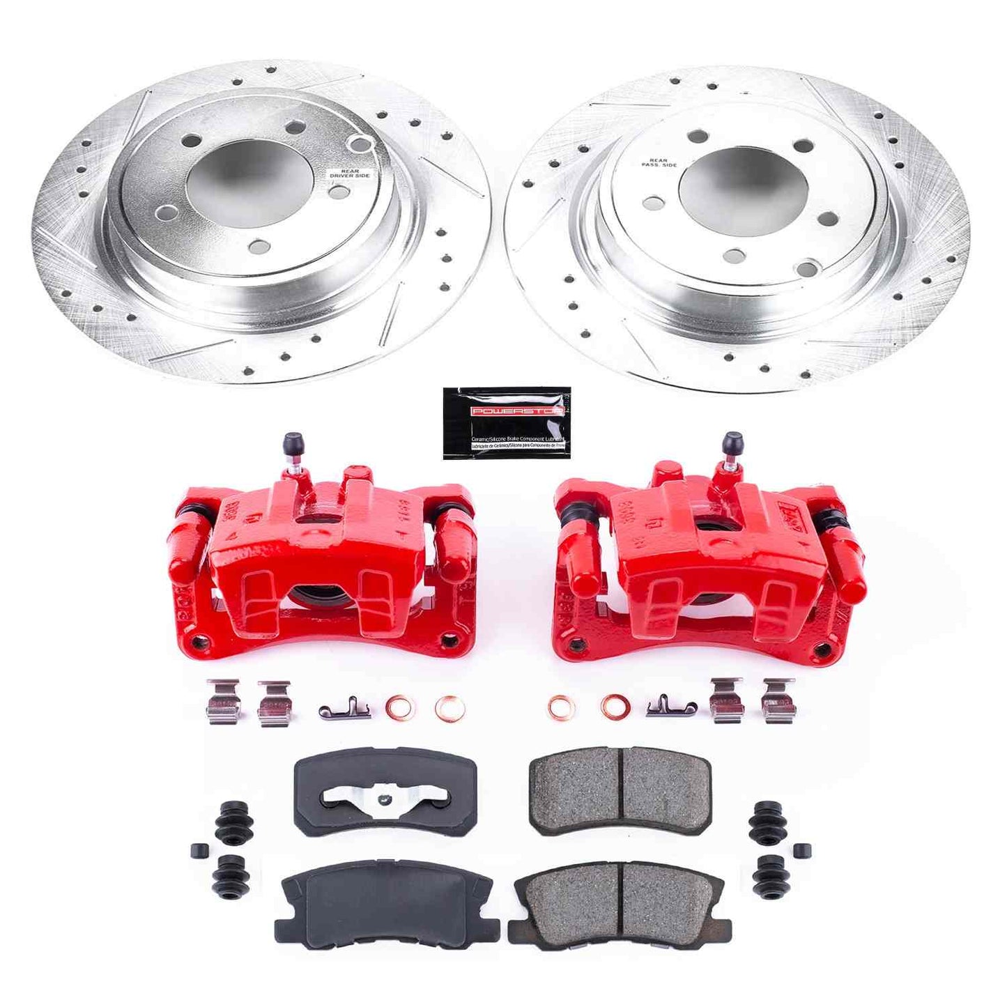 PowerStop Power Stop 11-14 Chrysler 200 Z23 Evolution Kit w/ Calipers - Rear KC1630A