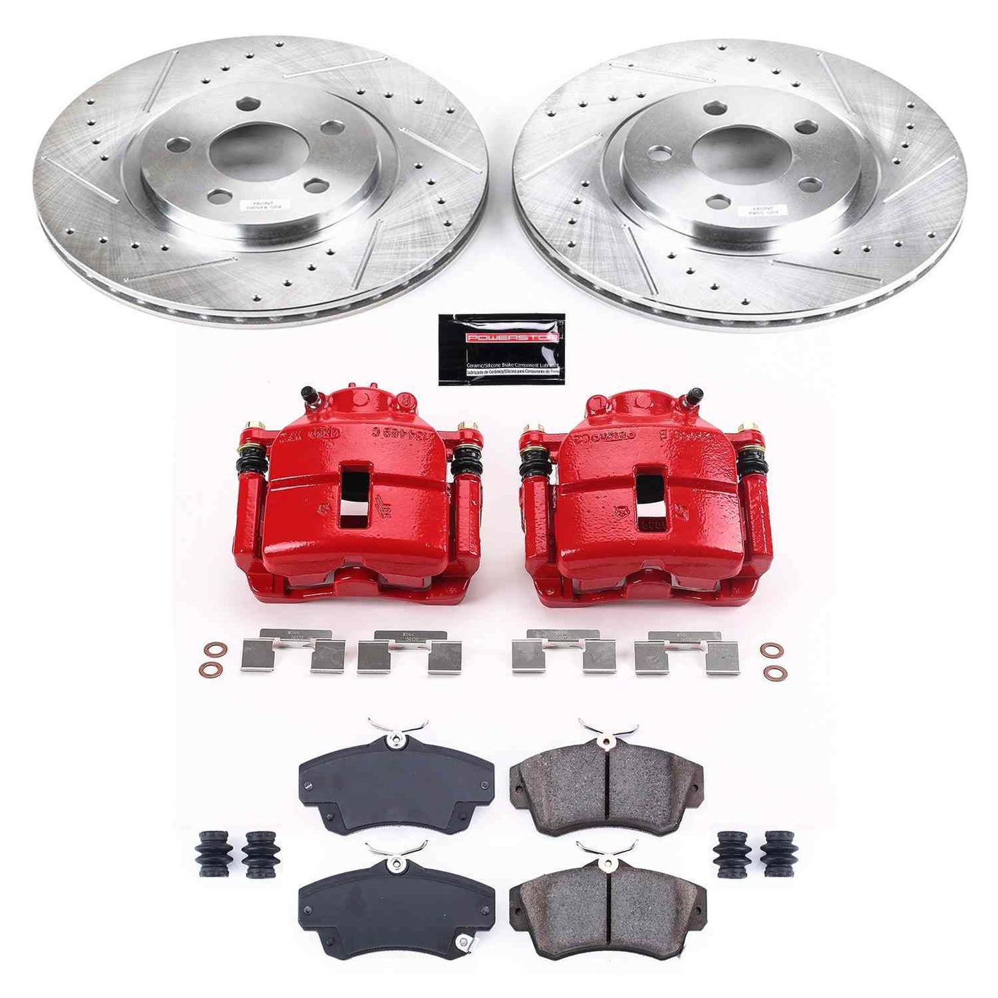 PowerStop Power Stop 01-10 Chrysler PT Cruiser Z23 Evolution Kit w/ Calipers - Front KC1704A