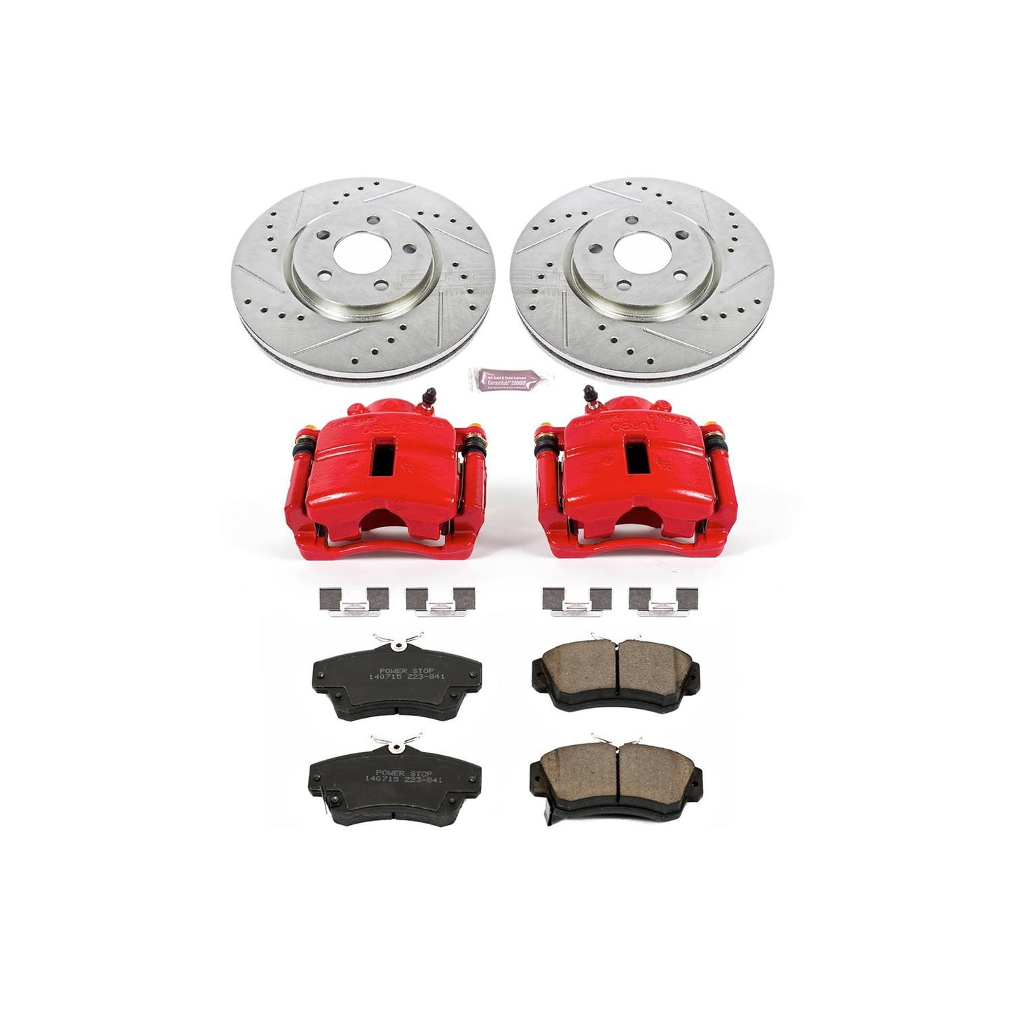 PowerStop Power Stop 03-09 Chrysler PT Cruiser Z23 Evolution Kit w/ Calipers - Front KC1706