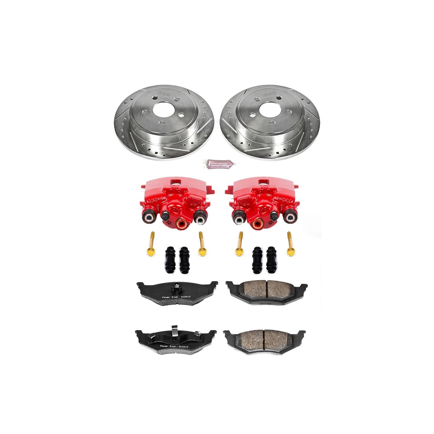 PowerStop Power Stop 03-10 Chrysler PT Cruiser Z23 Evolution Kit w/ Calipers - Rear KC1709