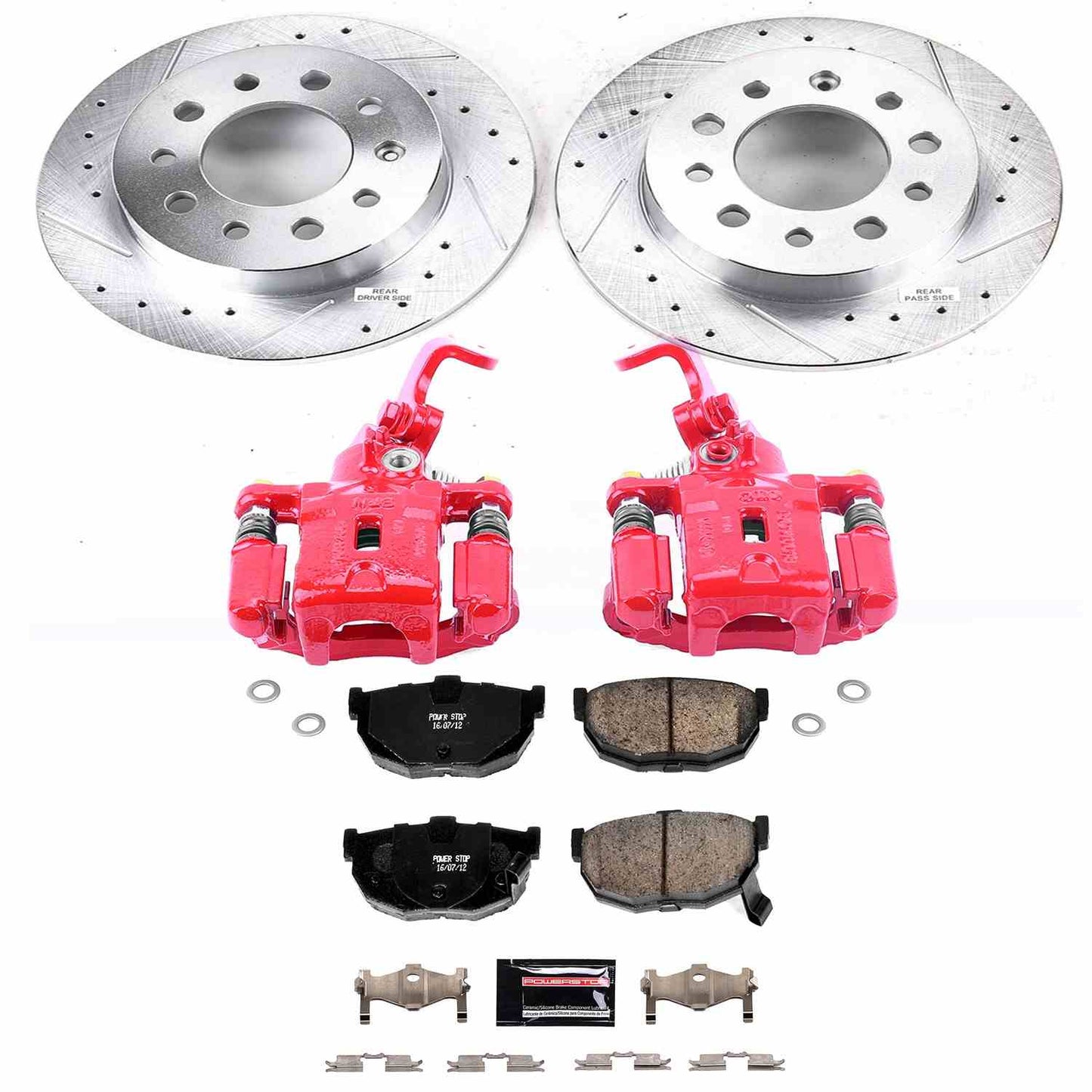 PowerStop Power Stop 04-08 Hyundai Tiburon Z23 Evolution Kit w/ Calipers - Rear KC170A