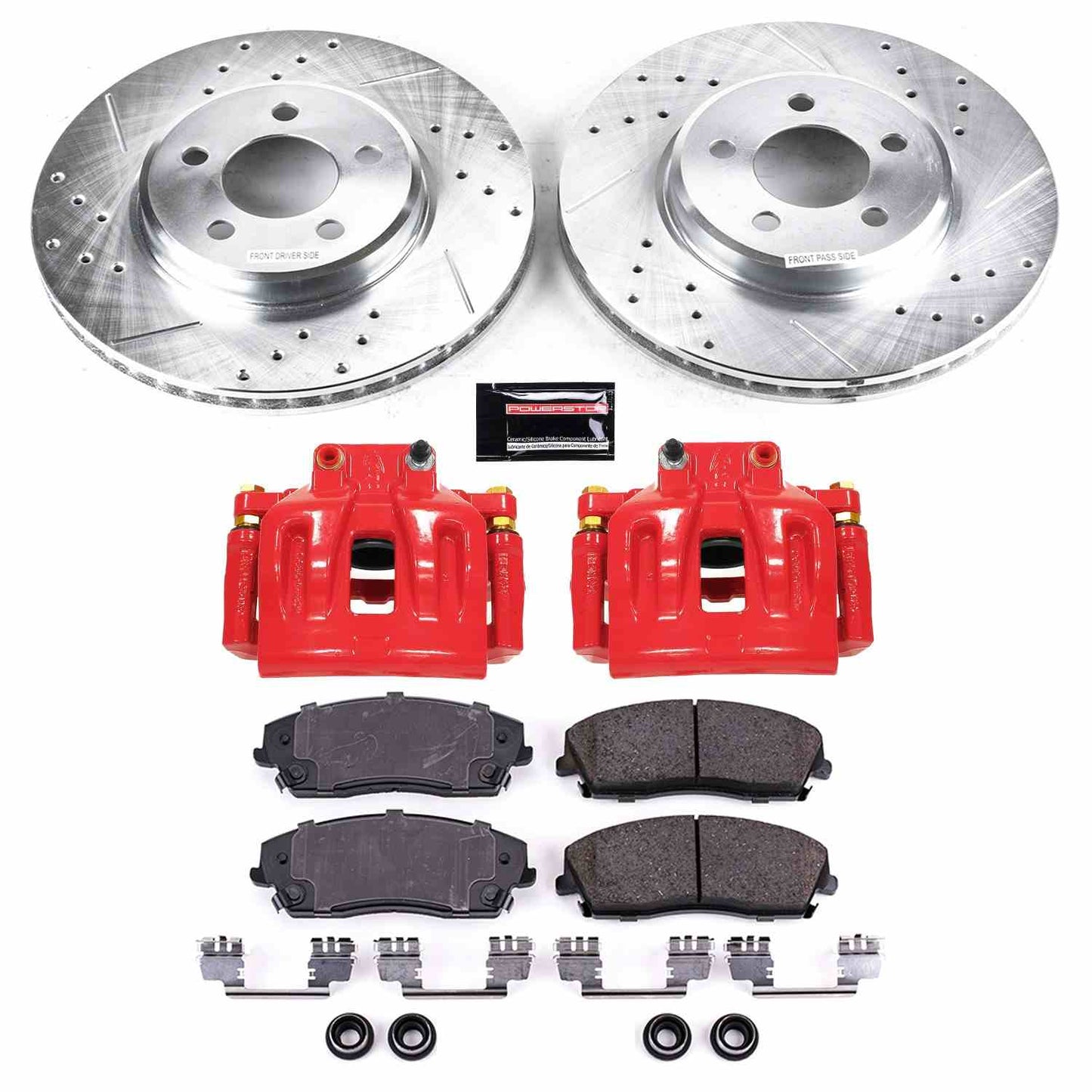 PowerStop Power Stop 12-19 Chrysler 300 Z23 Evolution Kit w/ Calipers - Front KC1714A