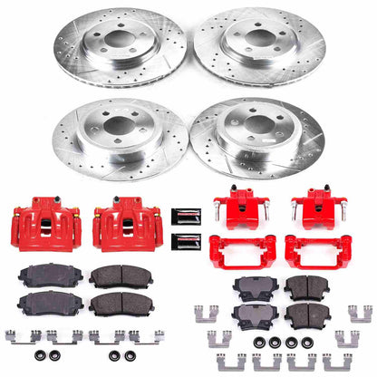 PowerStop Power Stop 12-19 Chrysler 300 Z23 Evolution Kit w/ Calipers - Front and Rear KC1715A