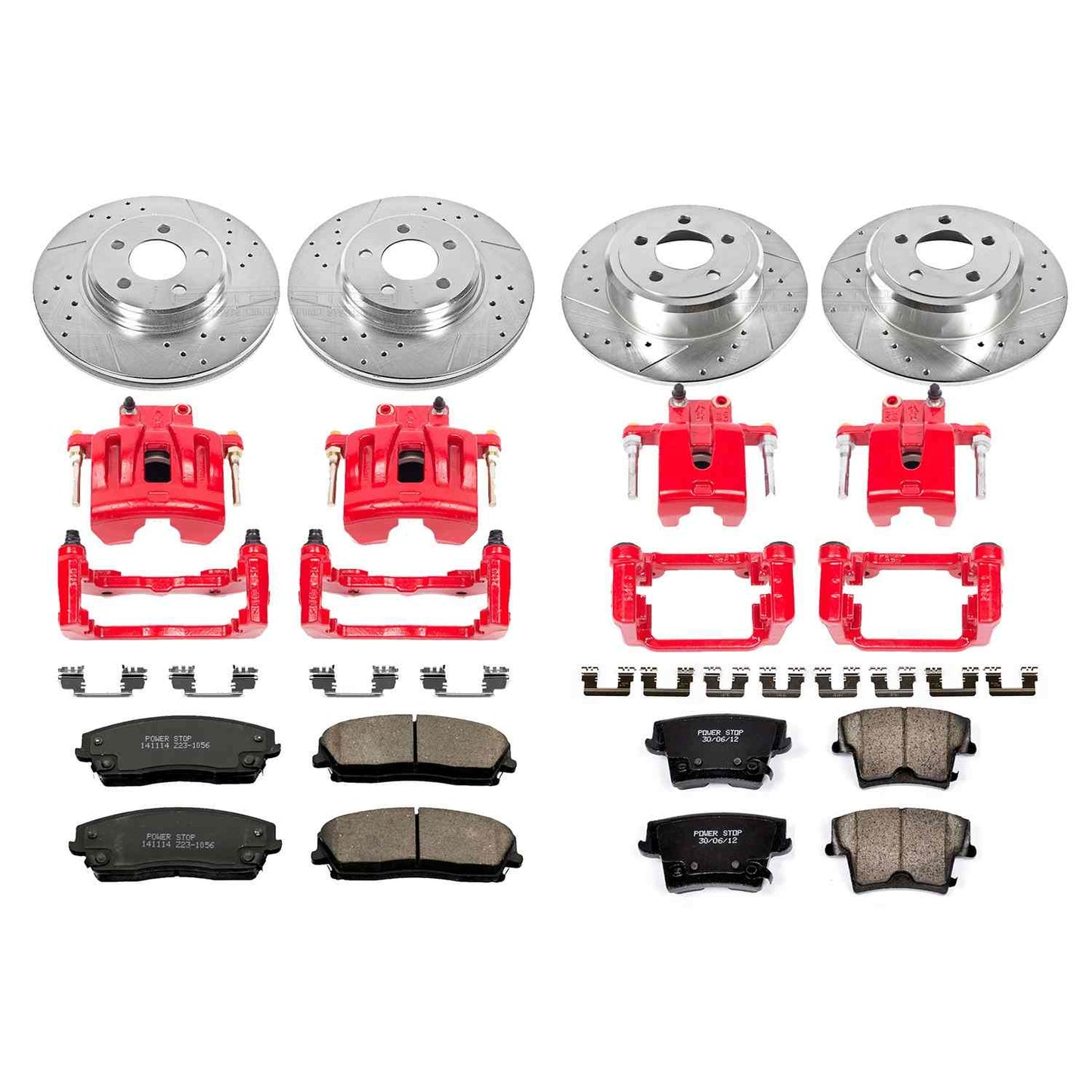 PowerStop Power Stop 05-11 Chrysler 300 Z23 Evolution Kit w/ Calipers - Front and Rear KC1715