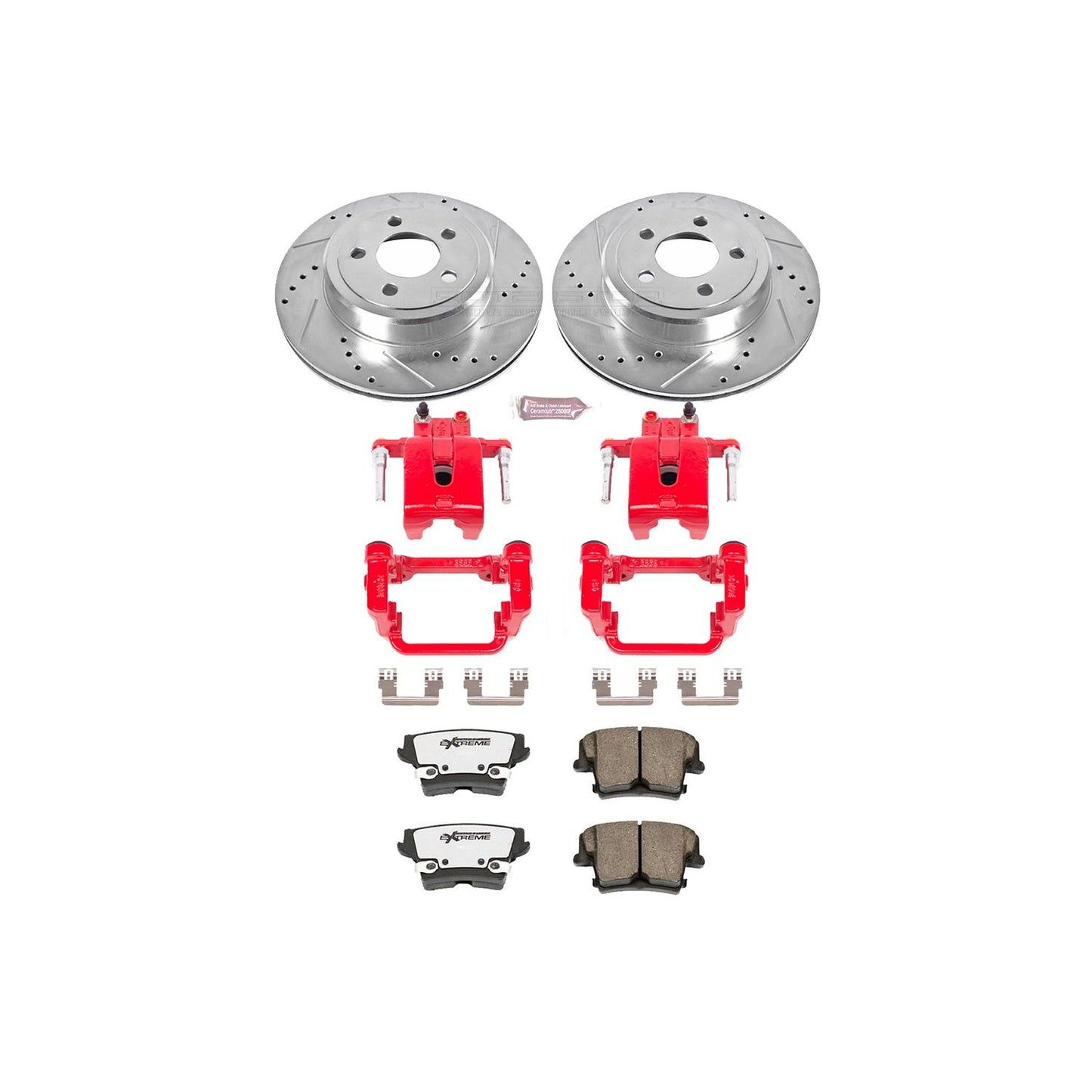 PowerStop Power Stop 05-19 Chrysler 300 Rear Z26 Street Warrior Brake Kit w/Calipers KC1720-26