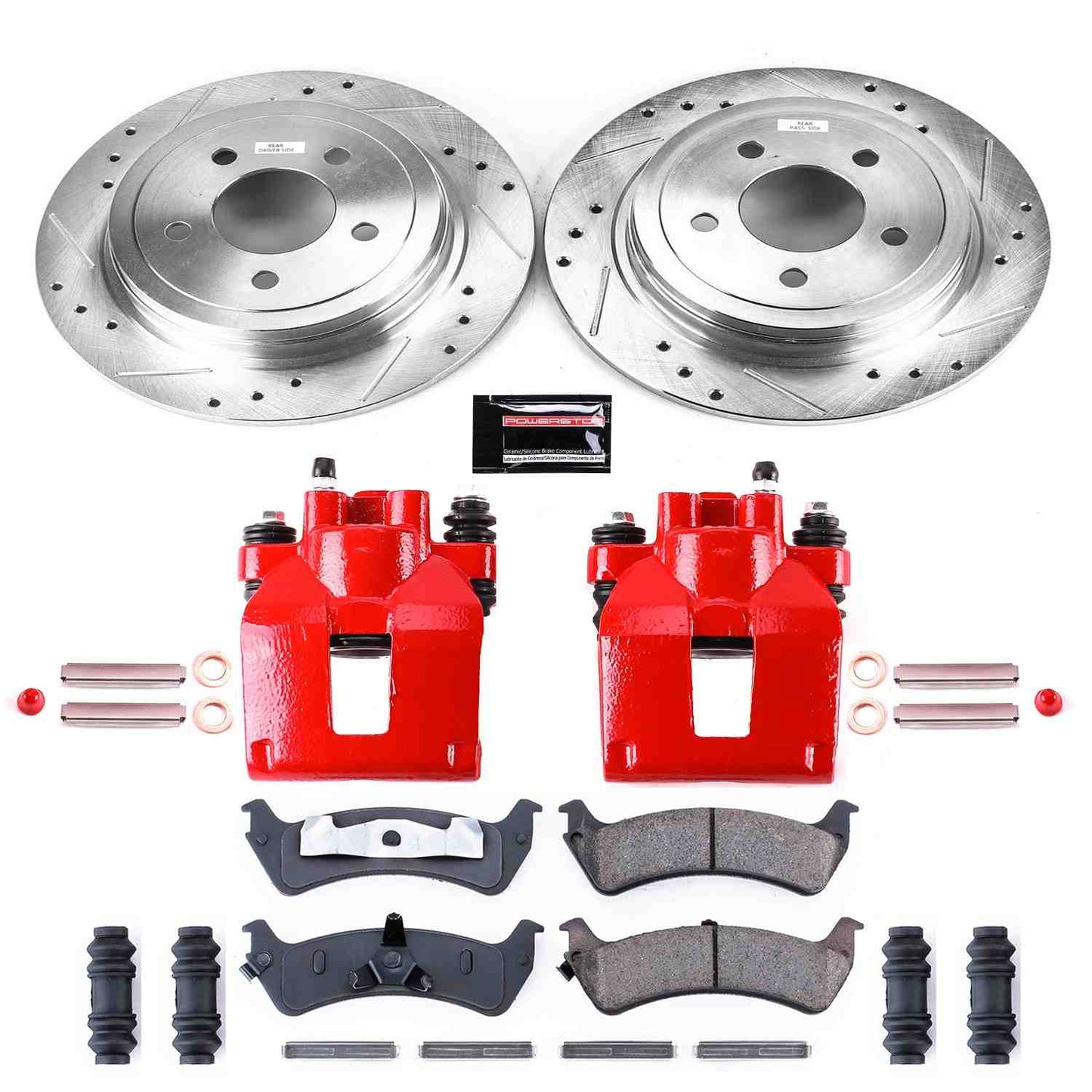 PowerStop Power Stop 2003 Ford Explorer Sport Z23 Evolution Kit w/ Calipers - Rear KC1770