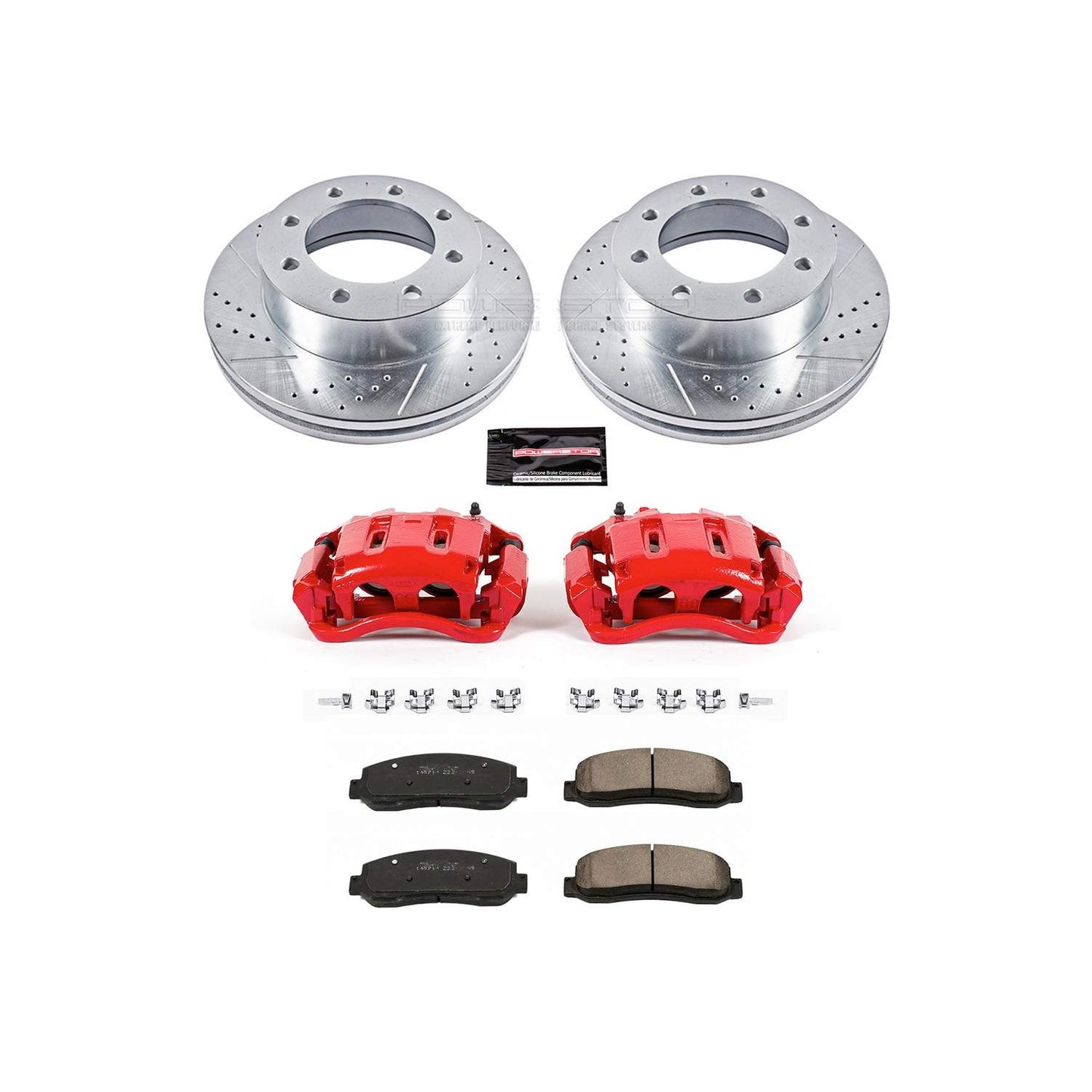 PowerStop Power Stop 05-11 Ford F-350 Super Duty Z23 Evolution Kit w/ Calipers - Front KC1781A
