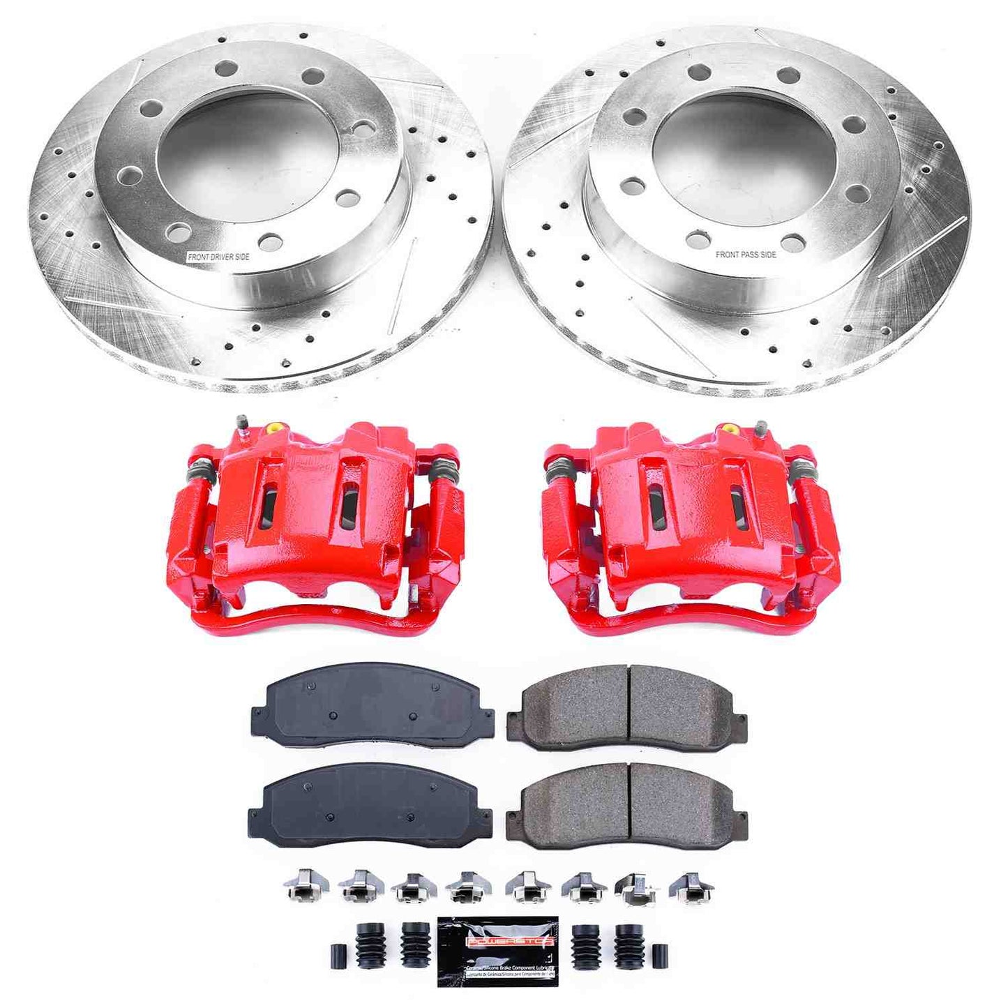 PowerStop Power Stop 05-08 Ford F-250 Super Duty Z23 Evolution Kit w/ Calipers - Front KC1781