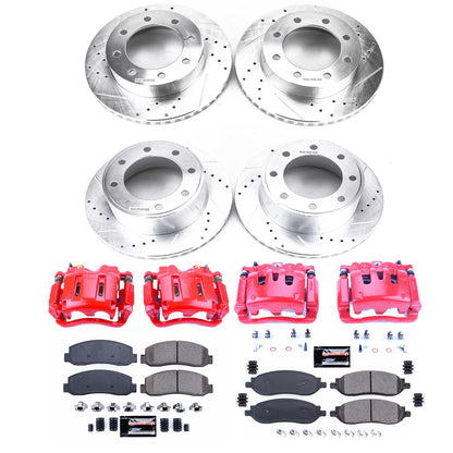 PowerStop Power Stop 05-07 Ford F-250 Super Duty Z23 Evolution Kit w/ Calipers - Front and Rear KC1782