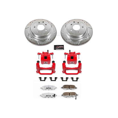 PowerStop Power Stop 05-08 Infiniti G35 Rear Z26 Street Warrior Brake Kit w/Calipers KC179-26