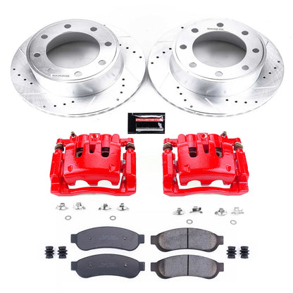 PowerStop Power Stop 07-10 Ford F-250 Super Duty Z23 Evolution Kit w/ Calipers - Rear KC1798