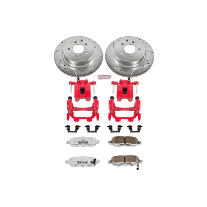 PowerStop Power Stop 11-12 Infiniti G25 Rear Z26 Street Warrior Brake Kit w/Calipers KC179A-26