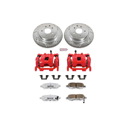 PowerStop Power Stop 09-14 Nissan Maxima Rear Z26 Street Warrior Brake Kit w/Calipers KC179C-26