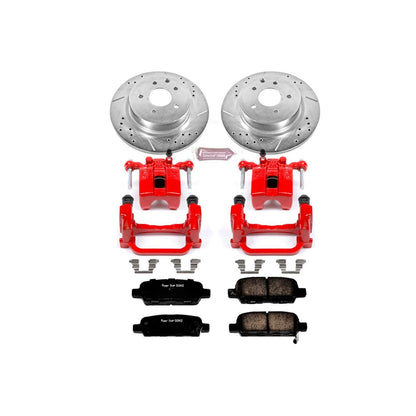 PowerStop Power Stop 05-08 Infiniti G35 Z23 Evolution Kit w/ Calipers - Rear KC179