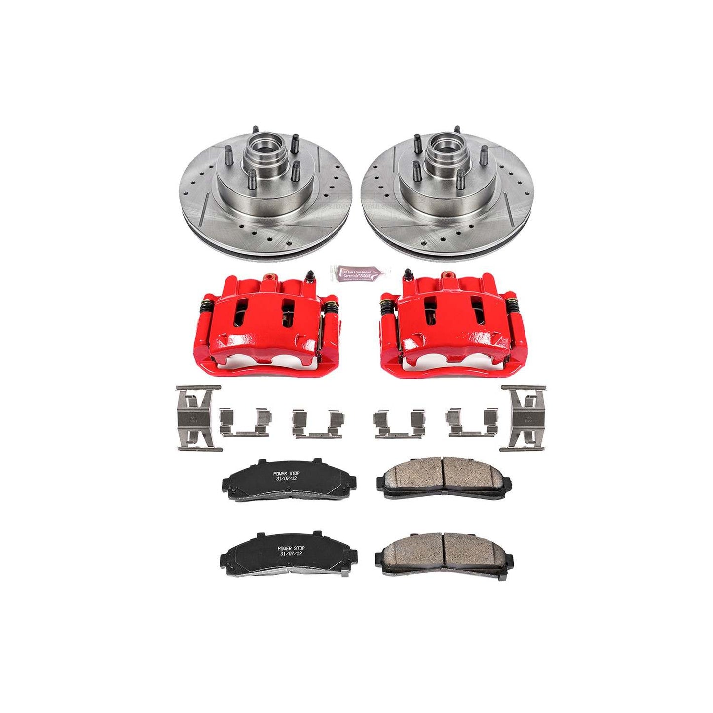 PowerStop Power Stop 95-01 Ford Explorer Z23 Evolution Kit w/ Calipers - Front KC1854