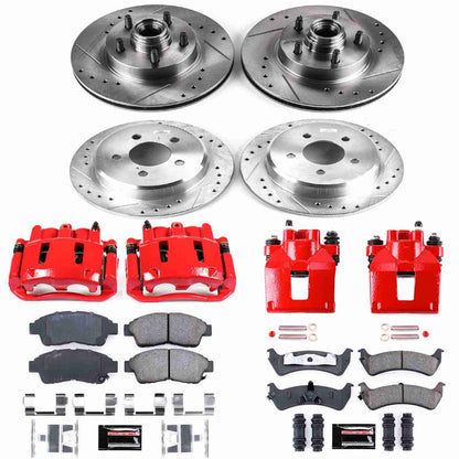 PowerStop Power Stop 95-01 Ford Explorer Z23 Evolution Kit w/ Calipers - Front and Rear KC1855